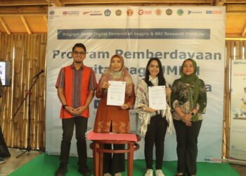 Program Pemberdayaan Digital Bagi UMKM Perempuan dan Pemuda Pemerintah Inggris dan BRI Reseacrh Institute Jakarta, Resmi diluncurkan di Lombok.